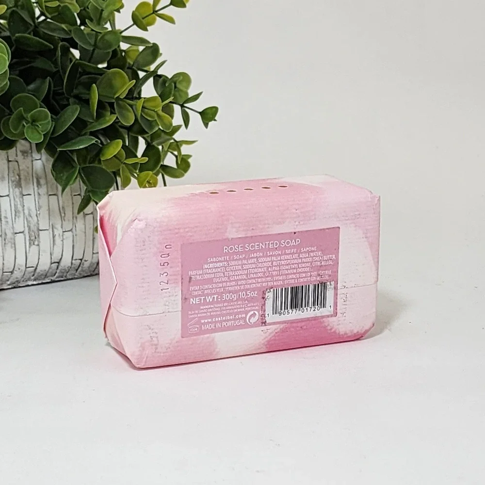 Castelbel Flawless Rose Scented Soap Bar 10.5 oz